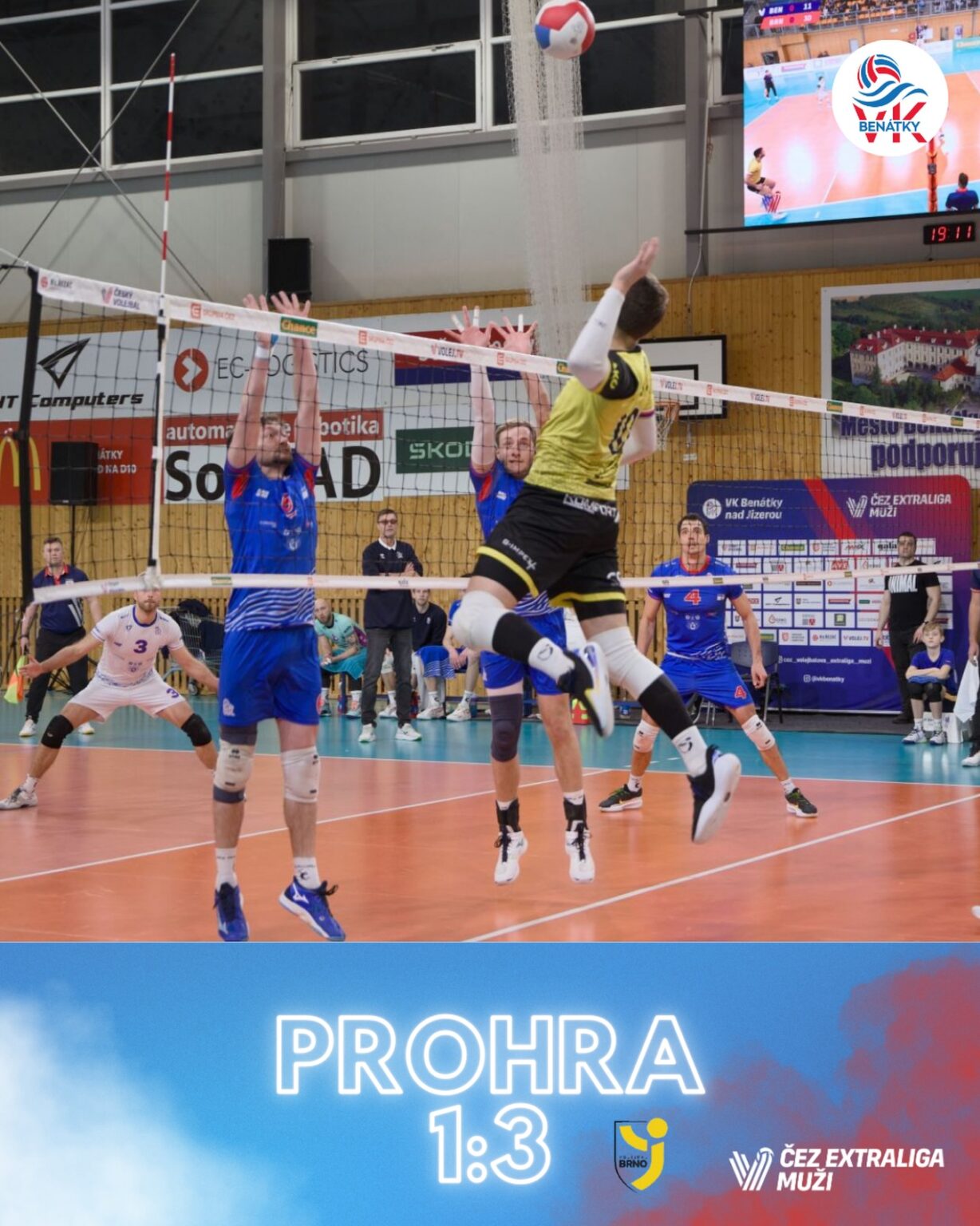 První zápas předkola play-off vyšel lépe Brnu