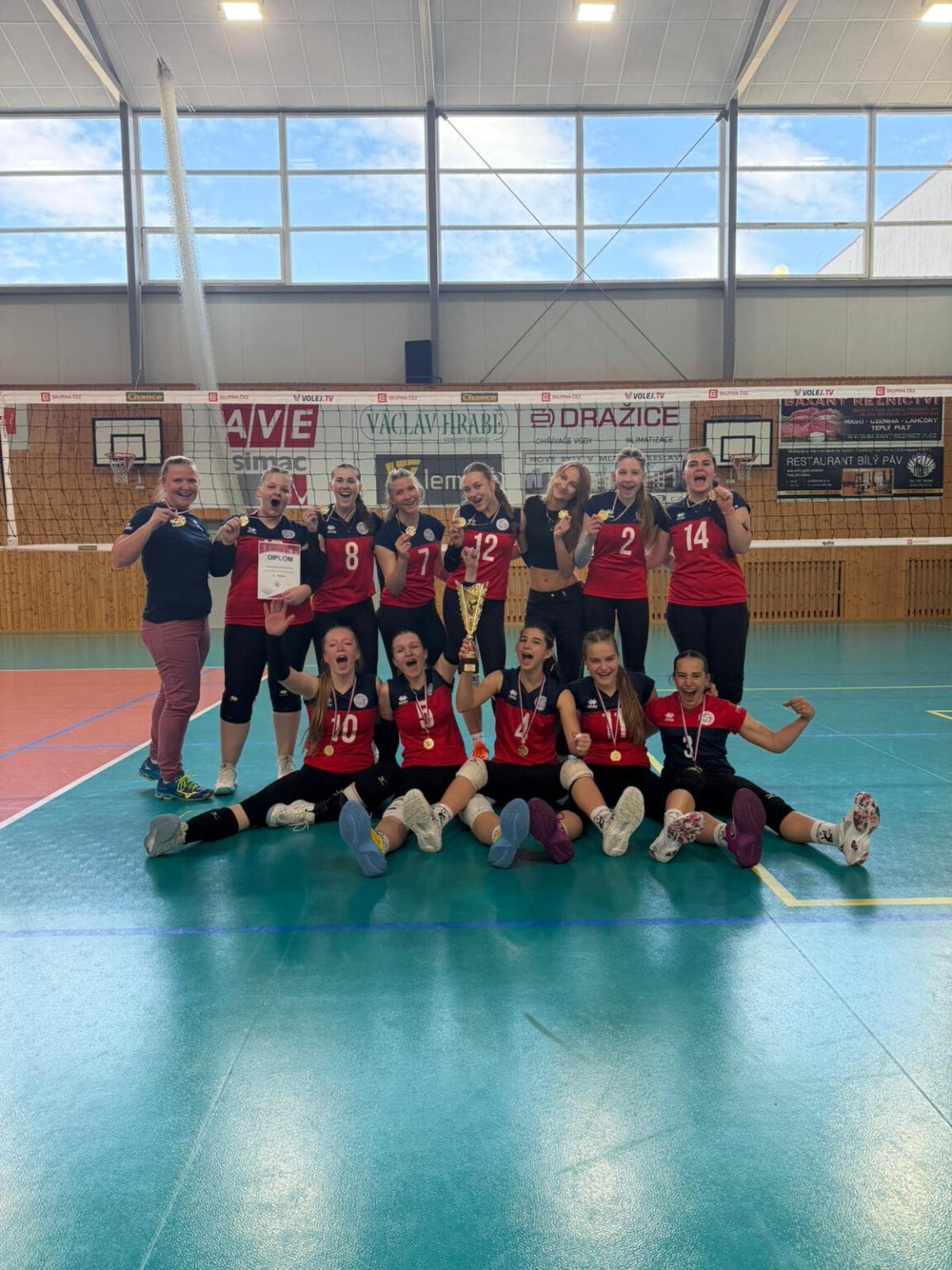 Dívky U18Z jsou přebornicemi Středočeského kraje